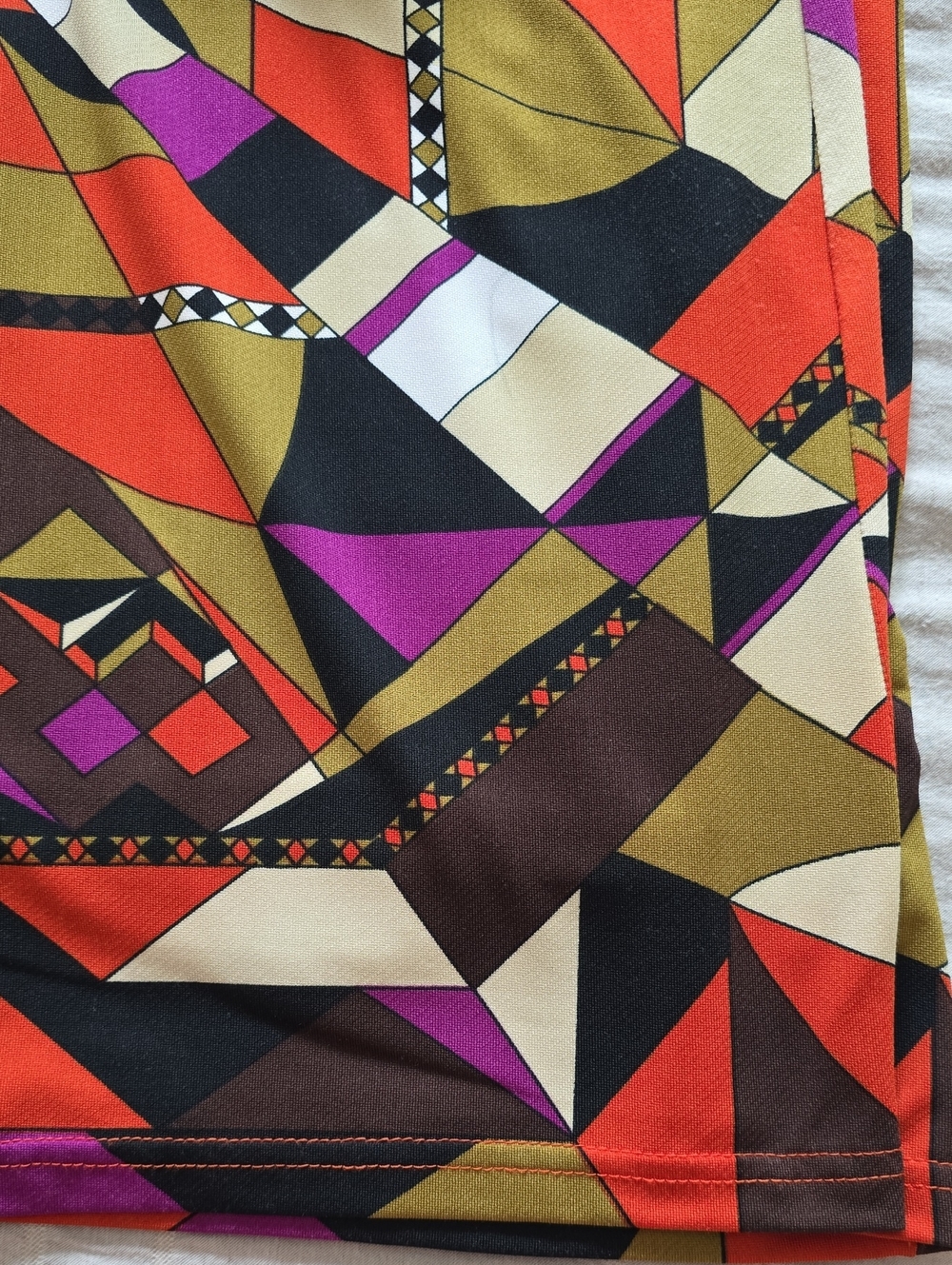 Joy Joy Geometric Mid-Mod Midi Dress Size XS - Picture 17 of 17